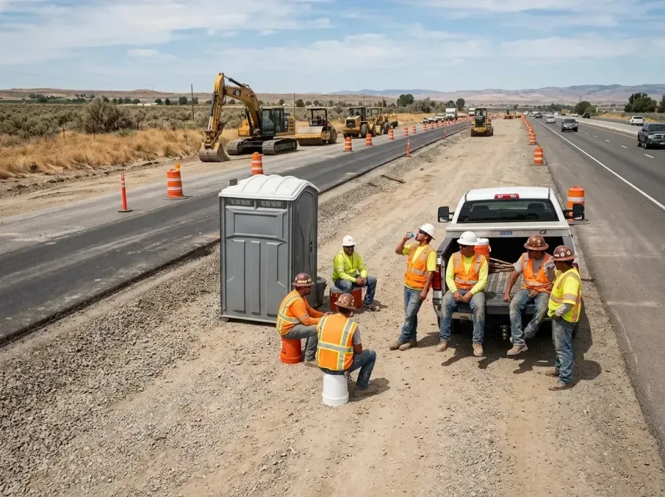 highway-road-construction-crew-007 — frequently asked questions, Porta Potty and Restroom Rentals in Murphysboro, IL
